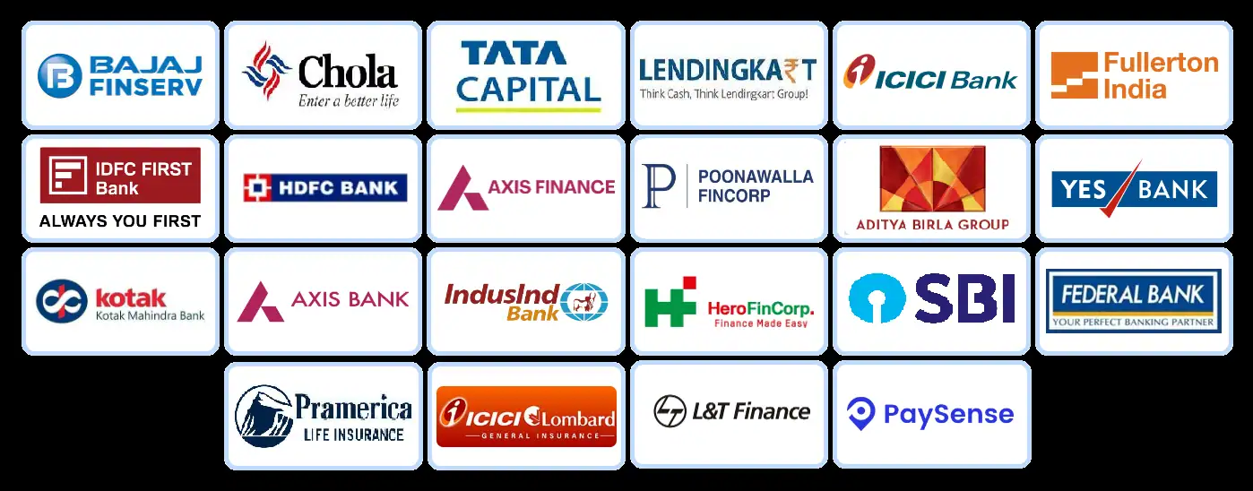 Association with Top Banks and NBFCs